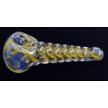 GLASS PIPE ASSORTED COLOR TWISTED PEANUT HP02 1CT